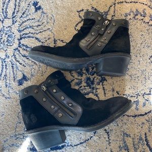 Fly distressed booties